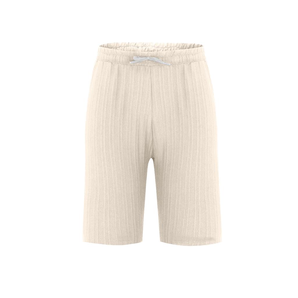 Men's Sports Cotton Linen Casual Loose Shorts Casual Pajamas Pocket Jogging Shorts Pants