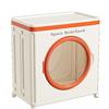 Durable Foldable Storage Cabinet Large Capacity Dustproof Toys Storage Basket Household with Pulleys Clothing Organizer