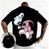 Anime Dragon Ball Majin Buu Ghost Cotton Printed T Shirt Men's and Women's T Shirt Men's Top Sports T Shirt 2026 Summer New Tee