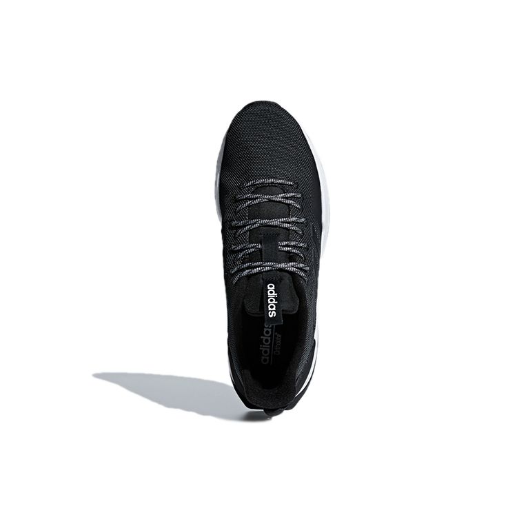 Adidas Neo Questar Trail Круглый носок Шнуровка Ткань Дышащие Низкие Кроссовки для Бега Мужские Кроссовки Черные BB7438