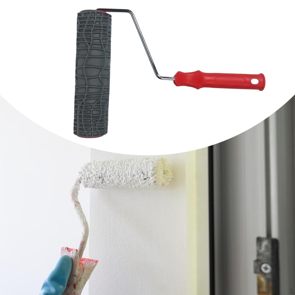10 Inch Paint Roller Painting Decoration Embossing Texture Rubber Multipurpose