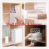Wardrobe Separation Board Books Clothes Organizer Shelf Cabinet Tower Hanger Rack Closet Divider Stand Kitchen Cloth Drain Racks