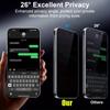 3 шт. прозрачное закаленное стекло Anti-Privacy HD для iPhone 16/16 Pro/16 Pro Max/16 Plus 15 Plus защитная пленка для стекла