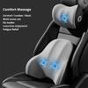 Электрическая массажная подушка для спины, вибрация для домашнего офиса, автомобиля, массажная подушка, пояснично-шейный матрас, облегчение боли
