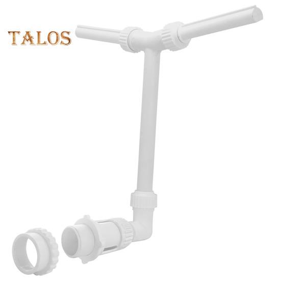 Swimming Pool Fountain Easy Installation T-Shaped Dual Spray Waterfall 360° Rotation Soothing Pool Fountain for Water Circulation Cooling Relaxation