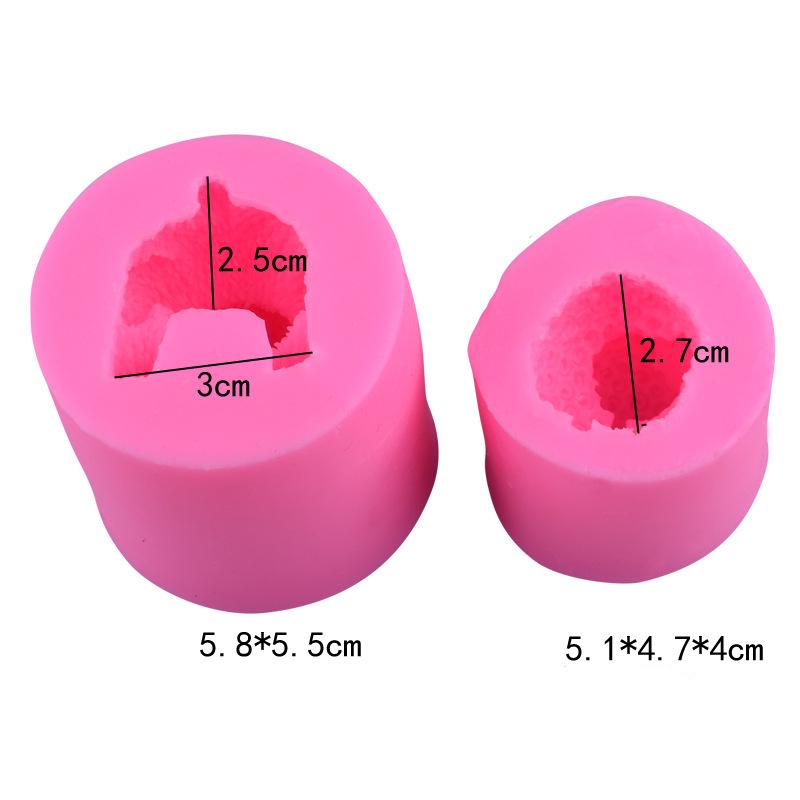 DIY форма для выпечки 3D моделирование милый медведь и ягненок помадка силиконовая форма мусс шоколадная форма