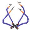 Soldering Helping Hands 4 Flexible Arms Aluminum Alloy Base Third Hand Tools with 4pcs Clips for Assembly Repair Modeling Jewelry Making