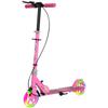Kids Scooter, Double Brakes, Metal Frame, Footrest, Foldable, 3-8 Years, Pink