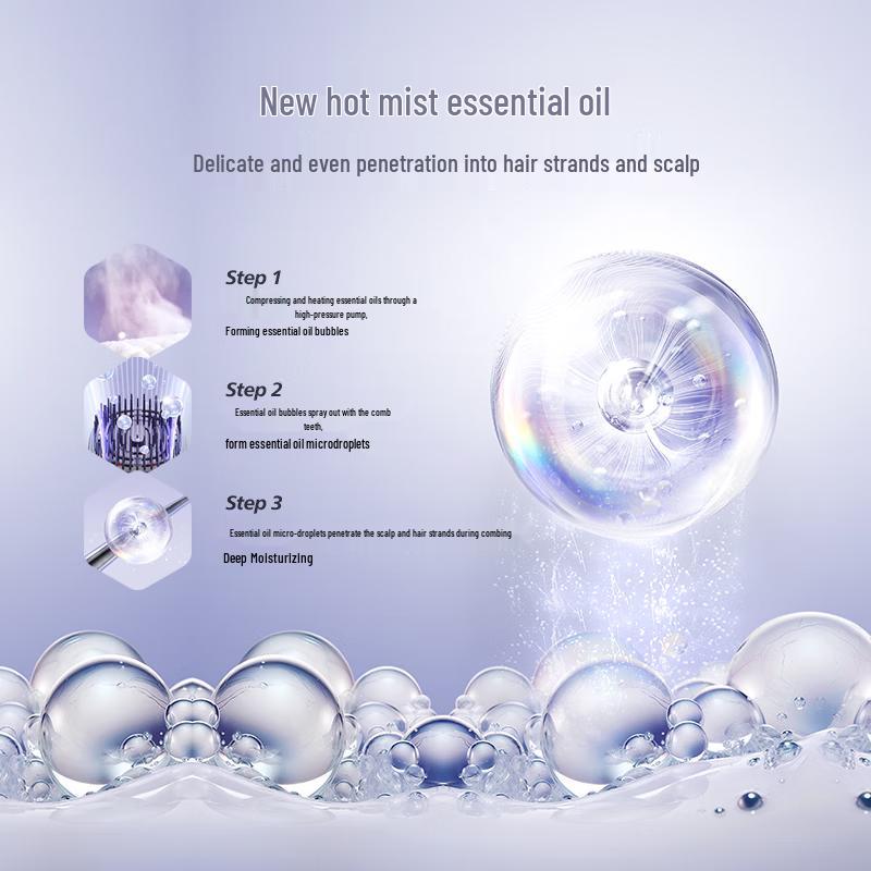Philips Беспроводная портативная расческа-массажер для кожи головы PPM2301H Штепсель CN (адаптер в комплекте)