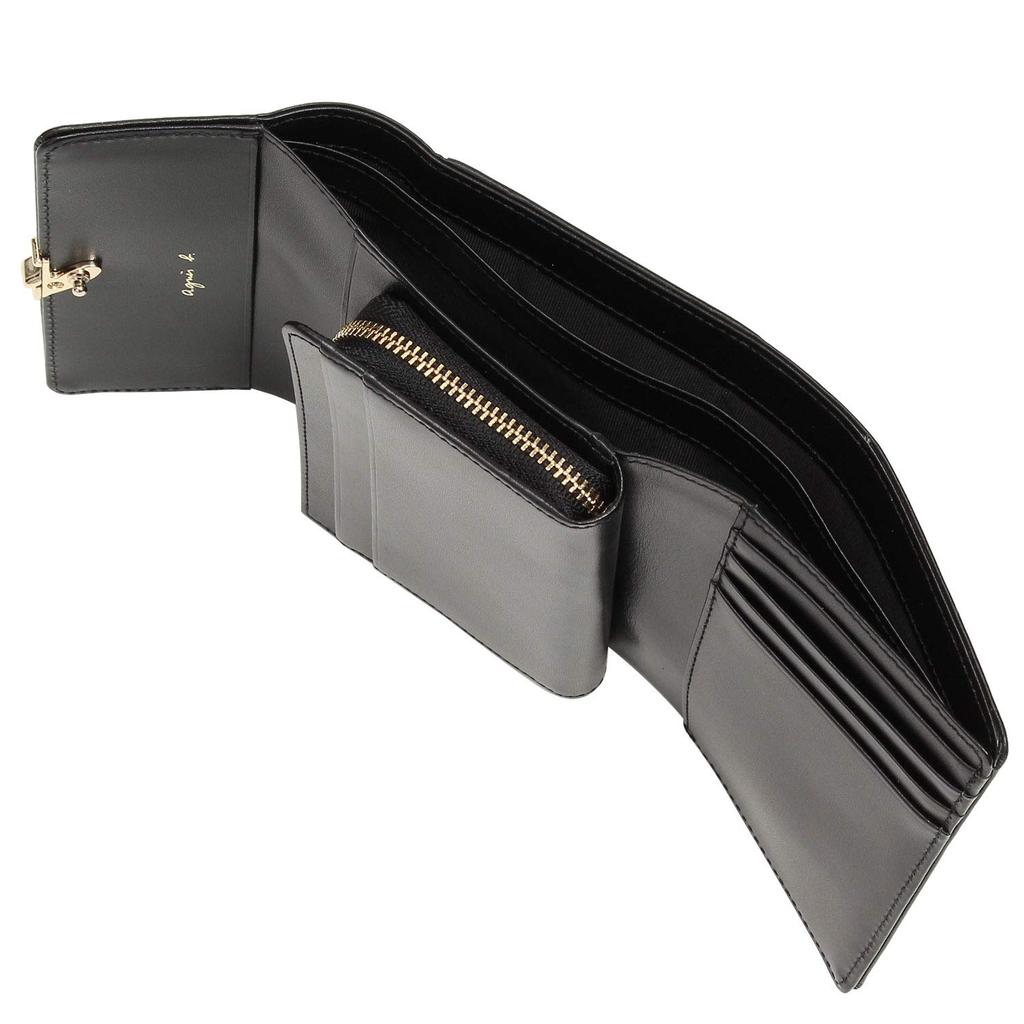 VOYAGE FEMME Мини-кошелек [Завернутый] agnès b. IW03C-01 (черный)