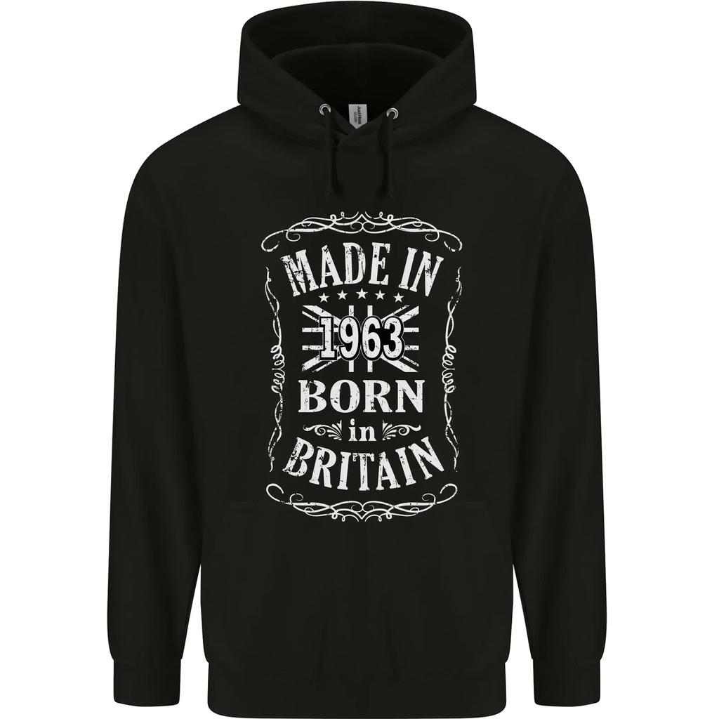 Born In Britain 62nd Birthday Made 1963 hoodie