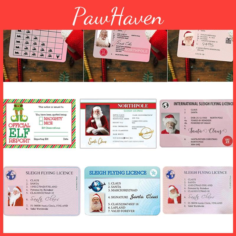 Santa Claus Sleigh Flying License Keepsake Xmas Box Perfect For Your Little Ones' Christmas Surprise!