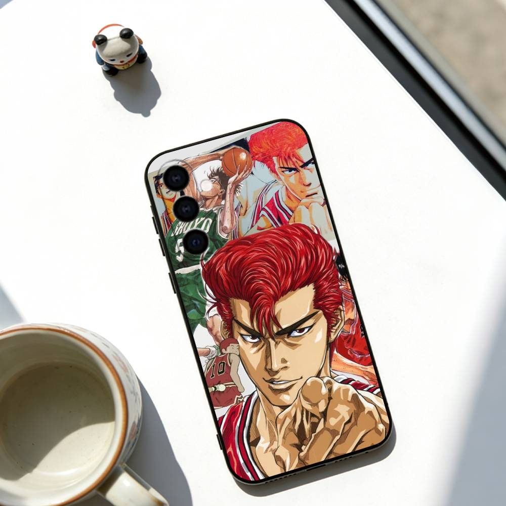 Hanamichi Sakuragi Phone Case For Samsung Galaxy A73,A72,A71,A70,A53,A52,A51,Soft Black Cover