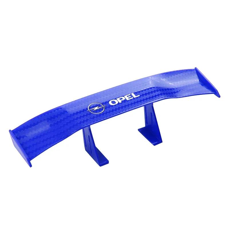 Car mini spoiler Tail Wing Carbon Fiber Look Tail Wings Model For Opel Astra Insignia Mokka Zafira Corsa Vectra Antara Meriva lce033