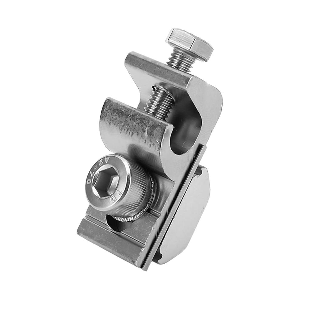 10Pcs Solar Mounting System Grounding Clip M6 Solar Panel Photovoltaic On Coupling Earthing Ground Lug Cable Clamp