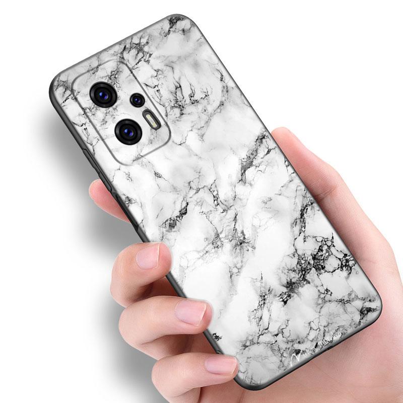 Черный и белый мраморный чехол для телефона Xiaomi POCO F2 F3 M2 M3 M4 X3 X4 Pro NFC F4 GT 5G F1 X2 C3 C31 C40 M5S TPU черный чехол