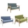 Bedroom Loveseat Sofa Bright Armchair Miniature Furniture Model Doll Houses Couch Accessory Realistic Playset 1:12