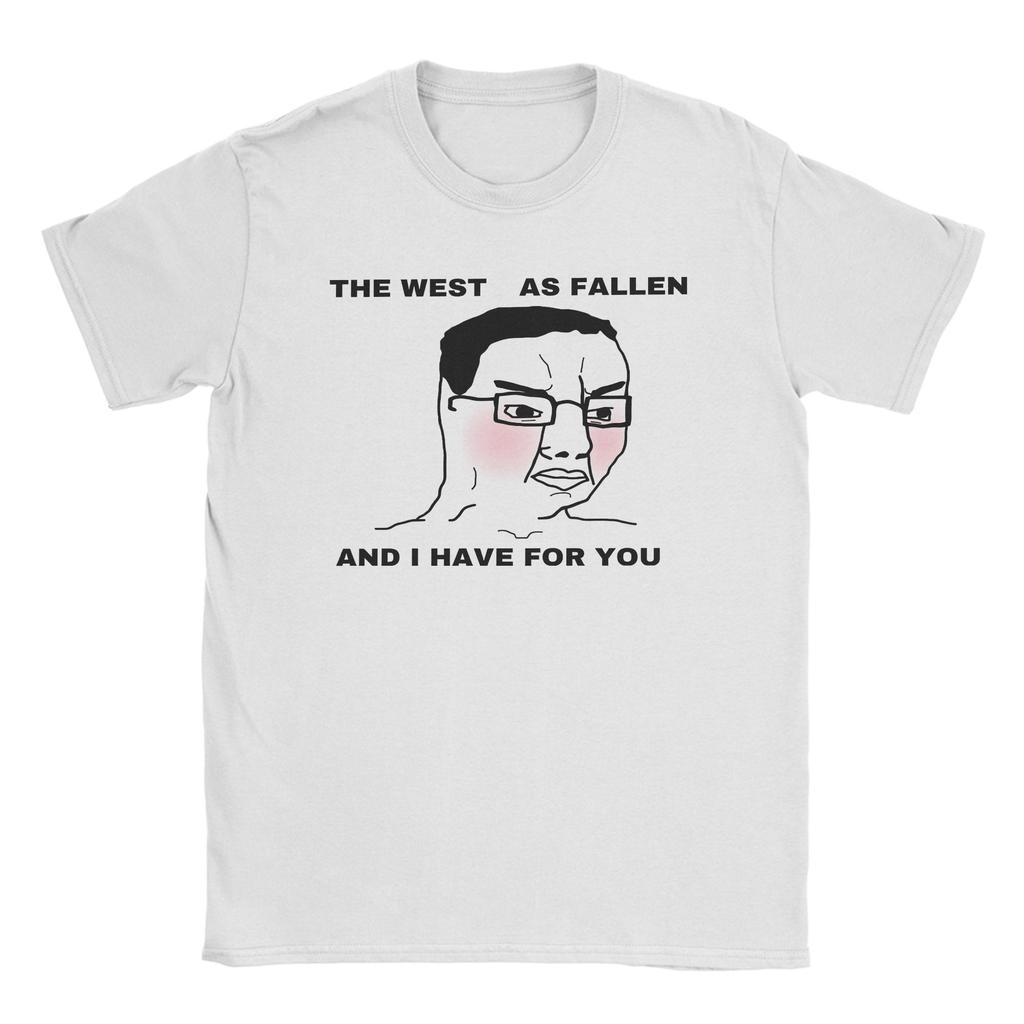 Chudjak Cotton T Shirt For Mens Summer Soyjak Funny TShirts ONeck Harajuku Tees Oversized Print Clothes