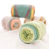 Rainbow Color Crochet Knitting Cotton Rainbow Cotton Yarn Warm Milk Cotton  Scarf