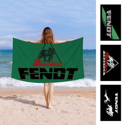 Сельскохозяйственный трактор Fendt Пляжное полотенце Цветные банные полотенца для девочки Микрофибра Быстросохнущее Песок не прилипает Пляж Йога Спа Тренажерный зал Бассейн