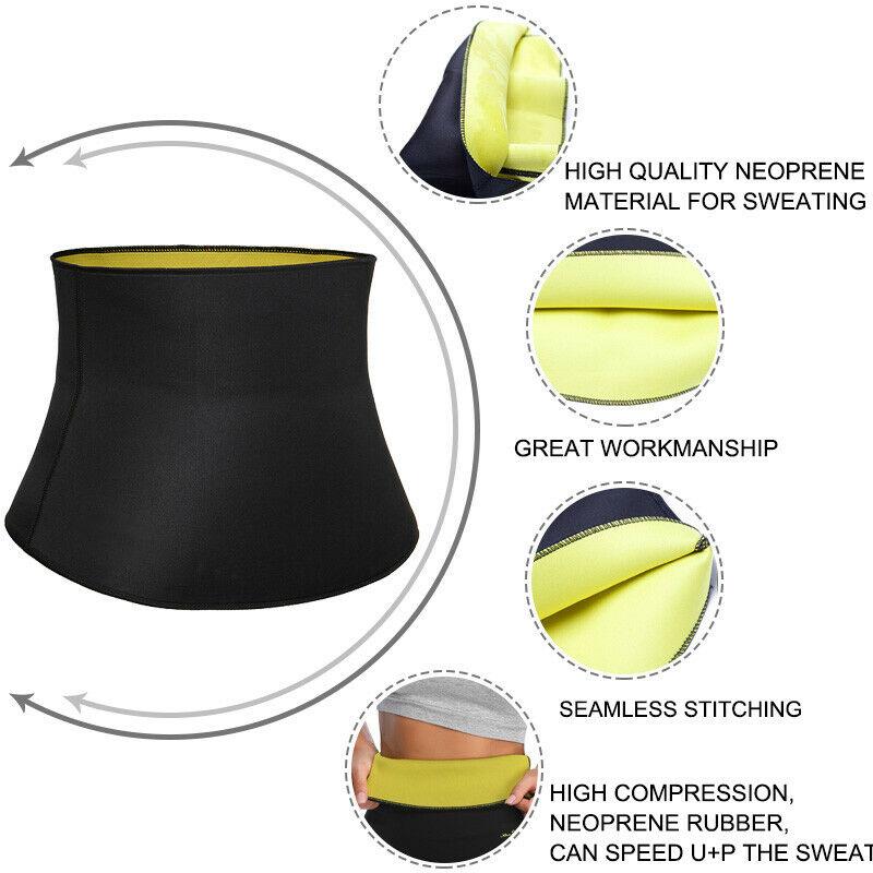 Женский тренажер для талии, формирователь тела, сауна, триммер для талии, пояс из неопрена, пот, Cincher для тренировок, корректирующее белье для похудения, спортивный пояс