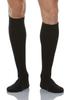 Relaxsan 830 Silver Fiber Support Compression Knee Size 4 X-Static Socks, 18-22mmHg, Black,