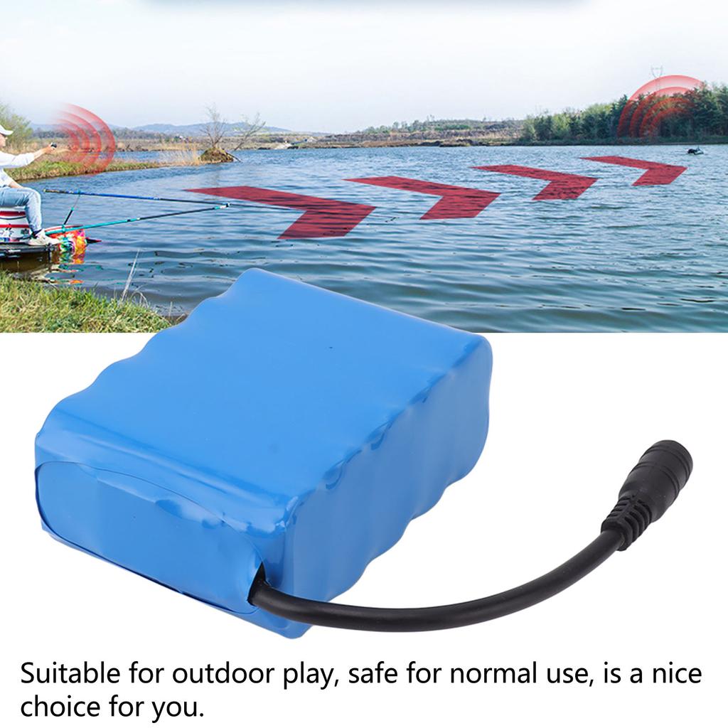 Аккумулятор для лодки RC Nest Boat, литиевый аккумулятор 16000 мАч 7,4 В, перезаряжаемый аккумулятор для лодки RC Nest Boat