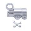 Aluminum Alloy Black/Gray Window Gate Security Pull Ring Spring Bounce Door Bolt Automatic Latch Lock Black Grey Window