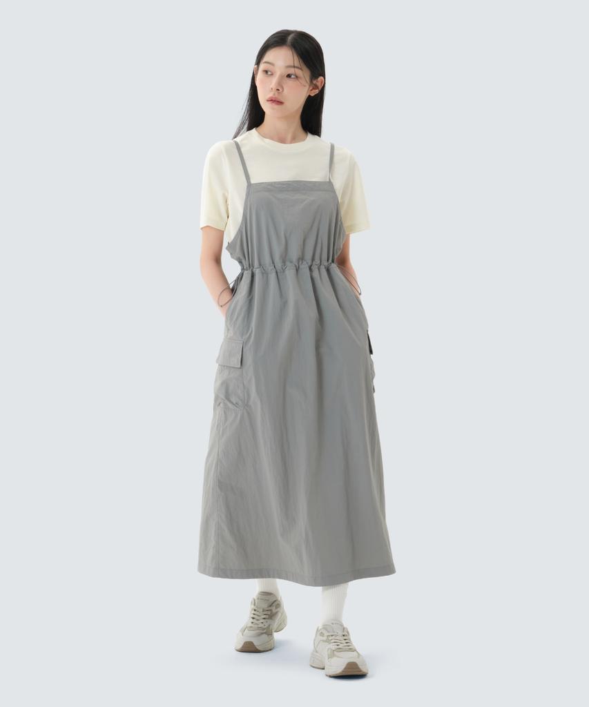 Безрукавное платье Taslan от Snow Peak Apparel (S26Mwlop51) Серая мята