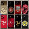 Чехол для телефона Герб Острова Мэн Для Apple iPhone 15,14,13,12,11,Pro,X,XS,Max,XR,Plus,Mini Мягкий черный чехол