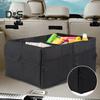 Oxford Cloth Car Backup Organizer Widened Handle Durable Multi Grid Home Organizer Backup Storage Box