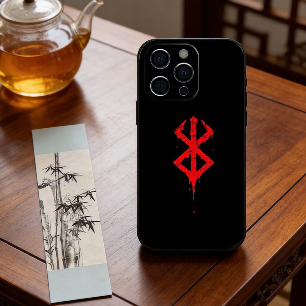 Чехол для телефона Аниме B-Berserk Силиконовый Мягкий Для IPhone 17 16 15 14 13 12 11 X XR Plus Pro Max Plus
