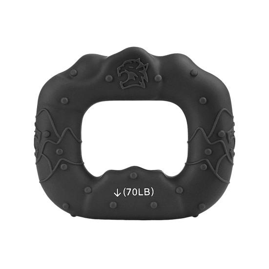 Кольцо-тренажер для силовых упражнений с силиконовой рукояткой, противоскользящее, для тренировки пальцев предплечья, усилитель хвата руки