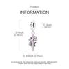 925  Silver Cute Fire Dragon Beads Colorful Heart Lover Family Charms Dangle Fit Bracelet DIY Jewelry Making Gifts