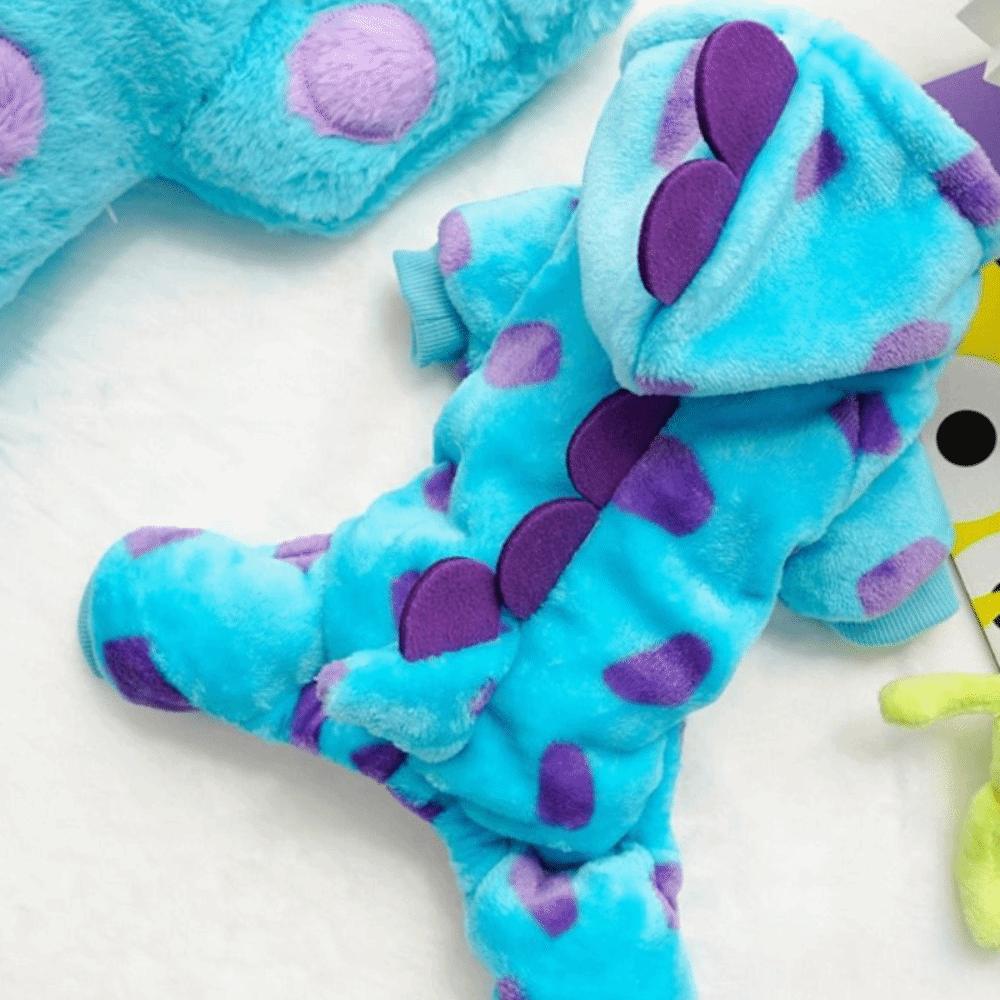 Warm Puppy Cat Clothing Cartoon Dinosaur Dog Pullover Hoodie Kawaii Winter Pet Clothes Small Dogs