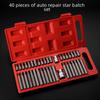 40-Piece Star Socket Screwdriver and Electric Hexagon Combination Set