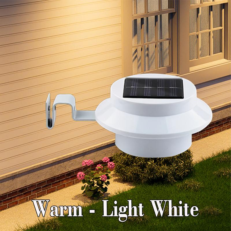 Solar Powered Trench Light,Outdoor Deck Lighting,3 LED lights,light sensors,Porch,Railing,Sidewalk,Street Lighting to Illuminate