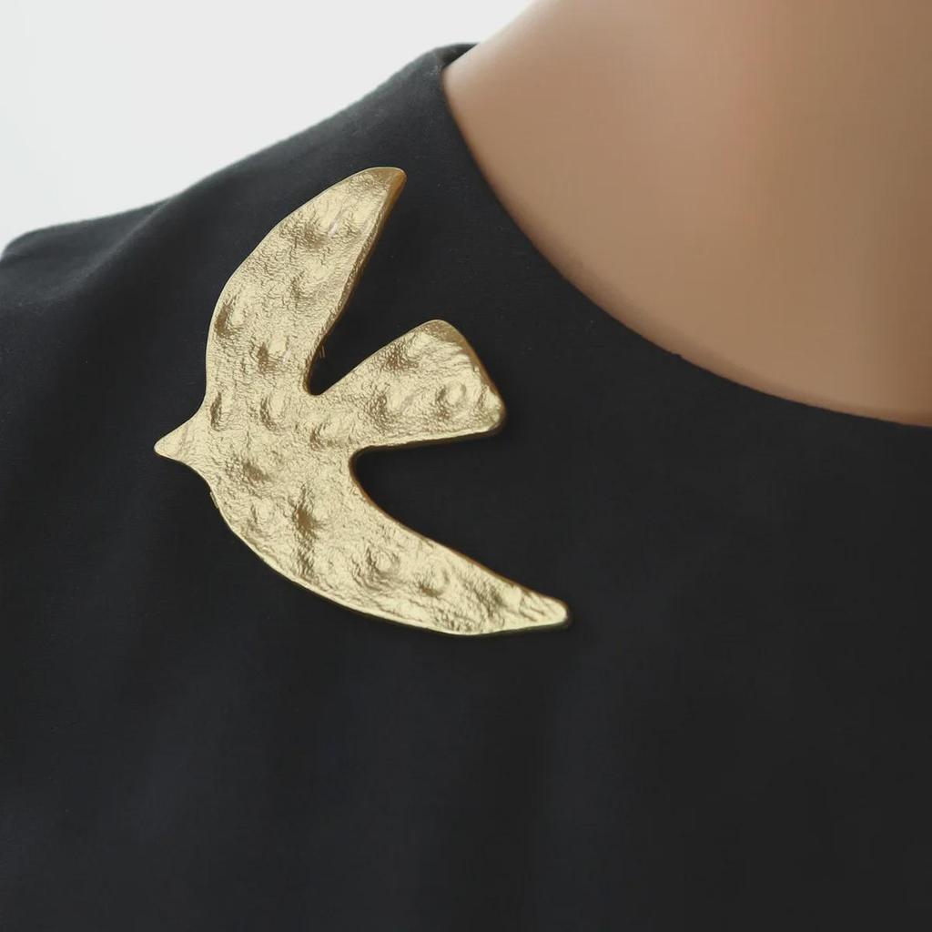 Medieval French Cecile Peace Dove Brooch Replica