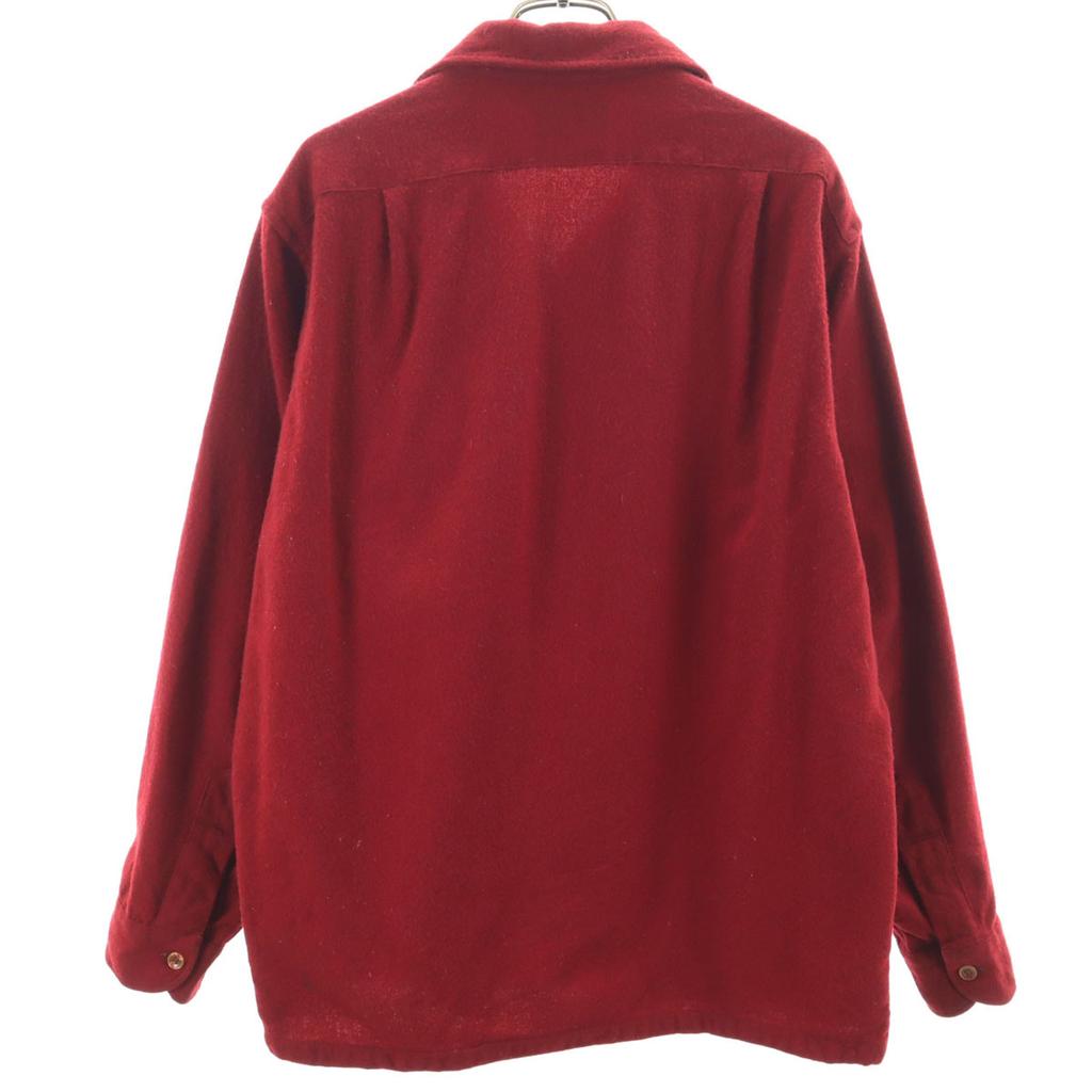 PENDLETON 60-е 70-е годы Специальный заказ Wallachs винтажная рубашка с длинным рукавом и открытым воротником Мужская Б/У