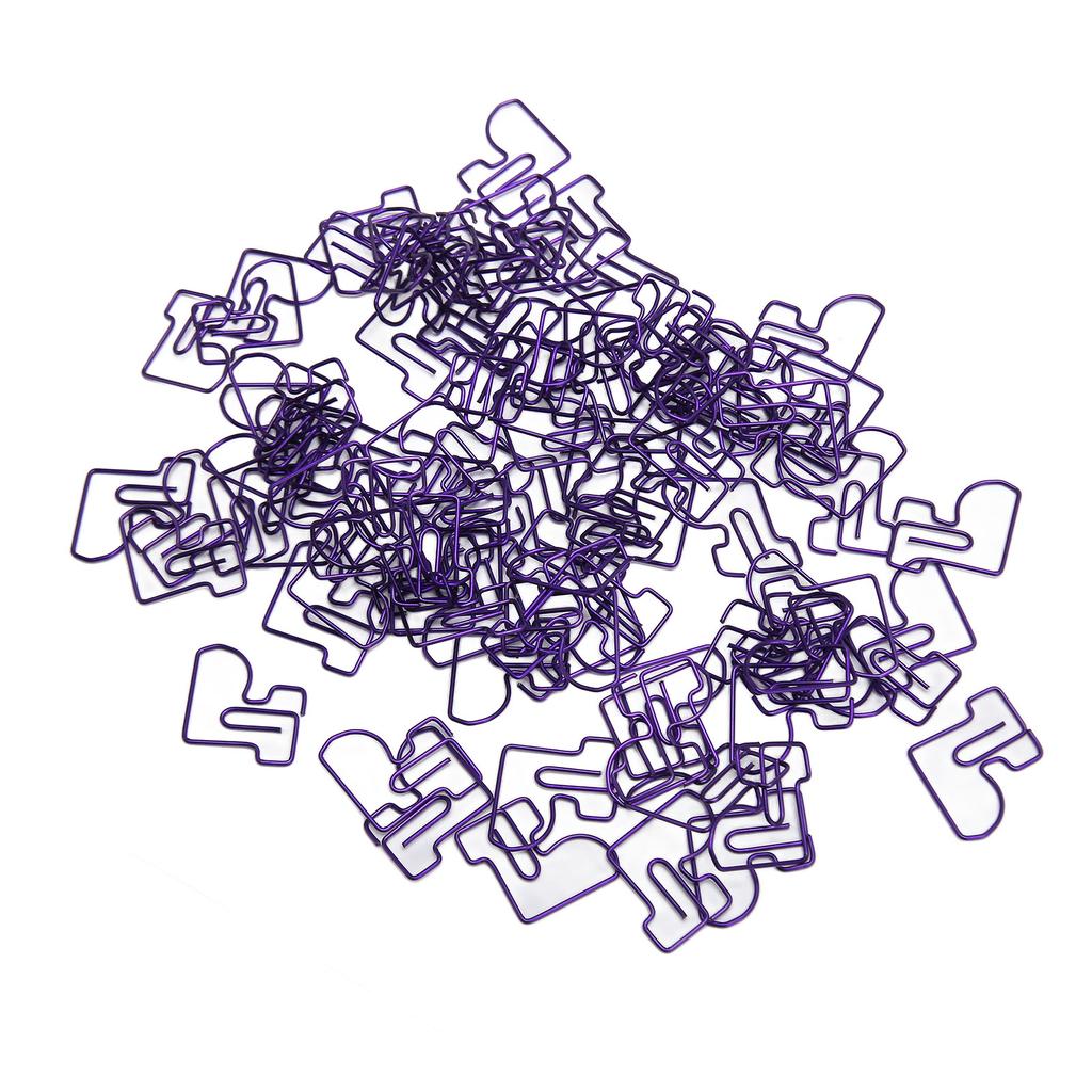 100pcs Christmas Shoes Paper Clips Metal Bookmark Paper Clips Cute Multifunctional Paper Clips for O