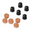 10 шт. резиновый концевой бампер для тромбона, пробковая накладка для клапана тромбона, пробковая накладка для ремонта тромбона, пробковая накладка для клапана