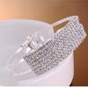 New Fashion Elegant Women Bangle Wristband Bracelet Crystal Cuff Bling Lady Gift