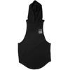 Bodybuilding Stringer Hoodie Tank Top Muscle Guys T-Shirt Fitness Hooded Undershirt Cotton Sleeveless T-shirt Gyms Clothing