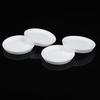 4Pcs 1:12 Dollhouse Miniatures White Round Dishes Plate Kitchen Accessories Toys