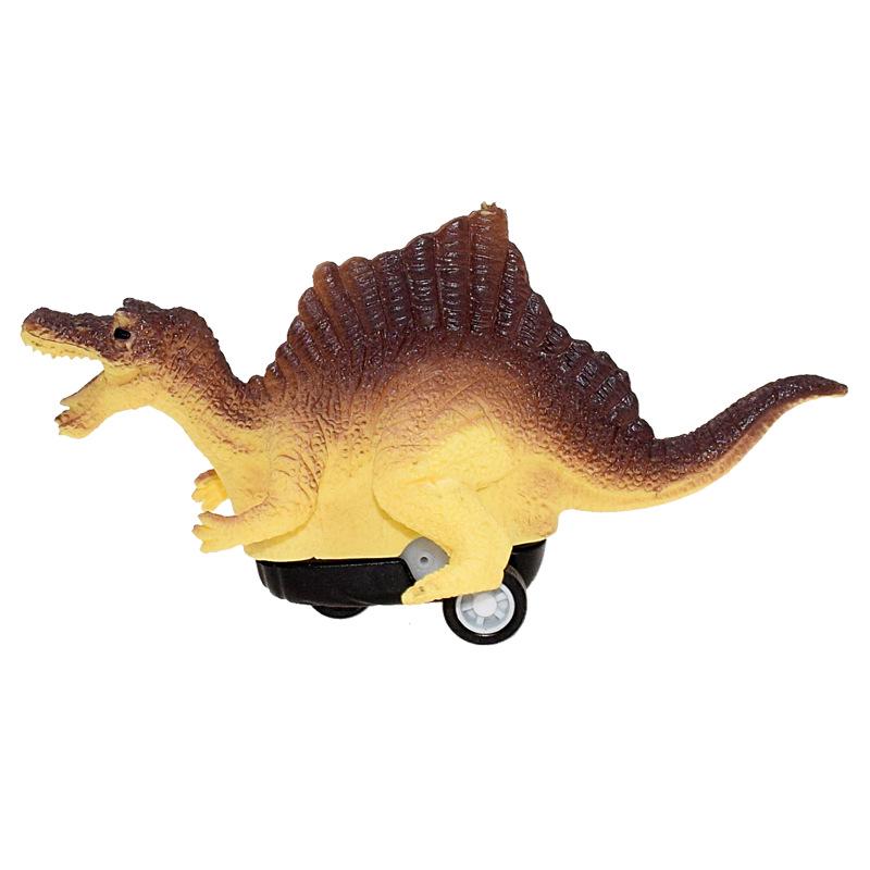 Dinosaur Toy Pull Back Car Friction Car Child Model Tyrannosaurus Triceratops Toy
