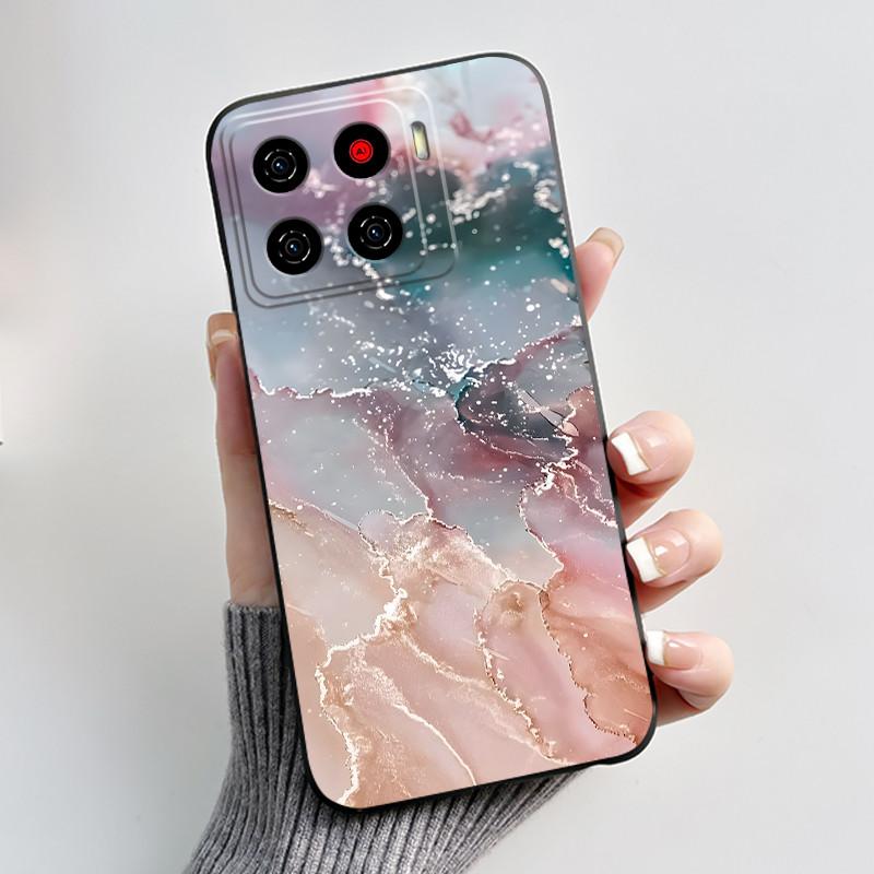 Чехол для ZTE Blade A56 Z2473 Милый Мультяшный Черный Кролик с Сердечком Мягкий Силикон Защитный Чехол для Телефона ZTE Blade Nubia A56 Pro