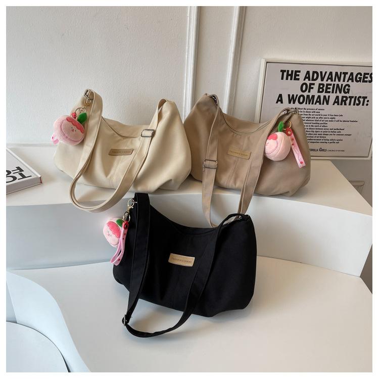 Холщовая сумка большой вместимости из ткани Оксфорд Большая сумка через плечо через плечо