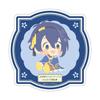 JR Central X Wanpaku! Touken Ranbu" Die-Cut Acrylic Coaster Mikazuki Munechika