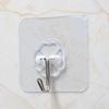 No-Drill Traceless Adhesive Hooks – Strong Wall Mount for Bathroom, Kitchen, or Dorm Door.