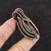 Ammonite Fossil Gemstone Pendant Copper Wire Wrapped Pendant Ethnic Jewelry Handmade Pendant Copper Jewelry Birthstone Pendant Gift For Her